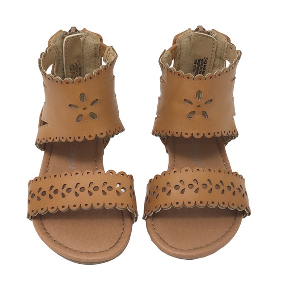 Cat & Jack Tan Gladiator Sandals Sz 5 Infant - Picture 3 of 9